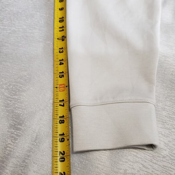 J Jill Double knit piped Quarter zip Size xl tall Athletic Athleisure Nautical - Picture 7 of 10